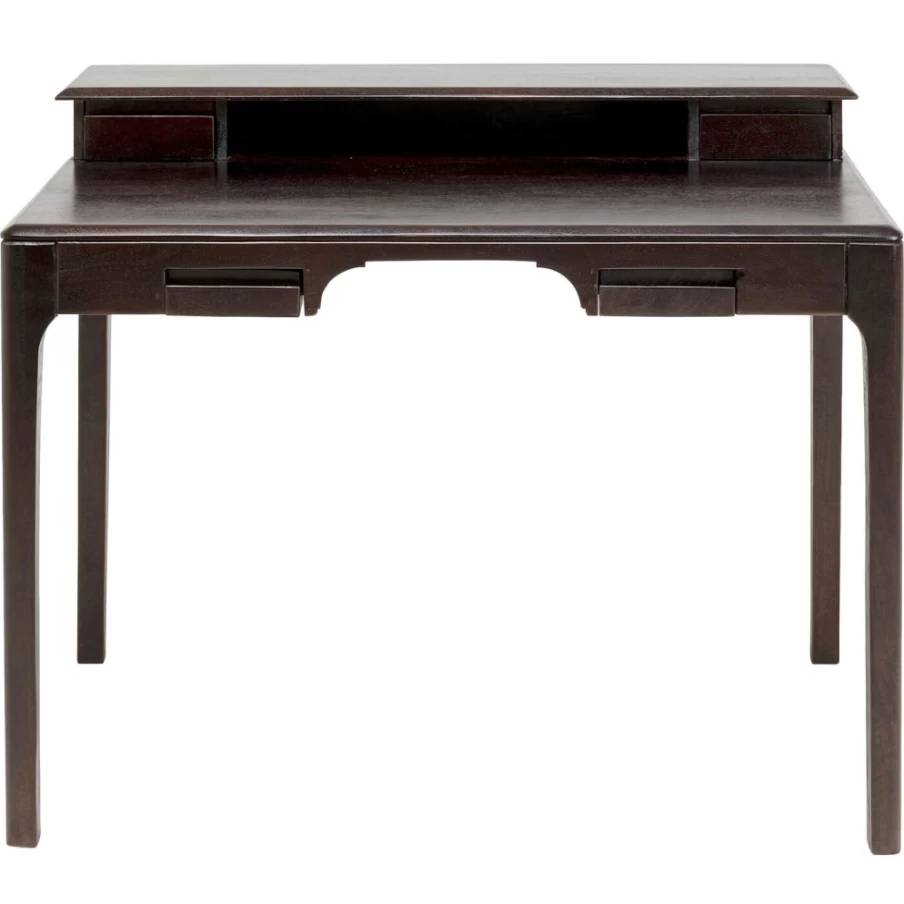 KARE Design Brooklyn Walnut Desk 110X70Cm Modern Wooden Writing Table
