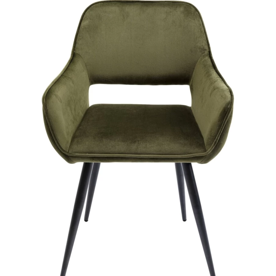 "KARE Design Modern Armchair With Armrests In San Francisco Dark Green – Stylish Comfort For Your Home"