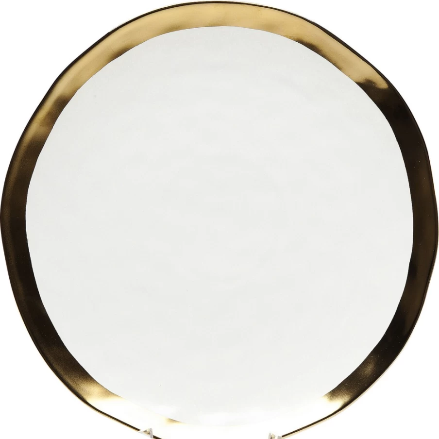 KARE Design Modern Plate Bell 25cm Decorative Wall Clock