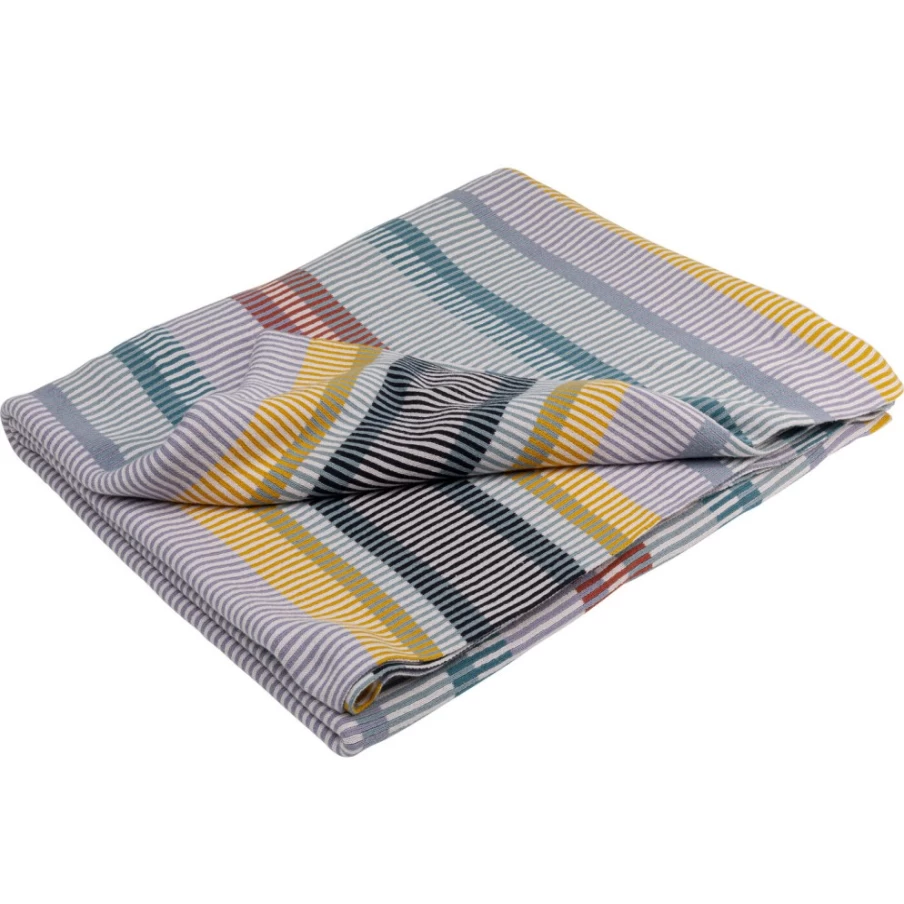 "KARE Design Striped Blanket 200x150 cm - Soft Cozy Throw for Bed & Couch"