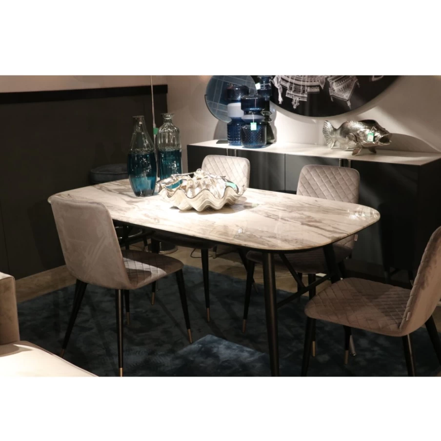 KARE Design Catania Modern Dining Table 180X90 cm - Stylish Wooden Kitchen & Conference Room Table