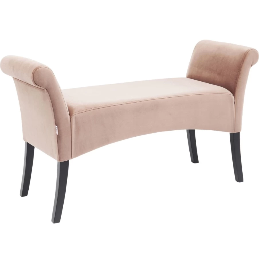 KARE Design Velvet Bench in Motley Mauve - Luxurious Upholstered Seating