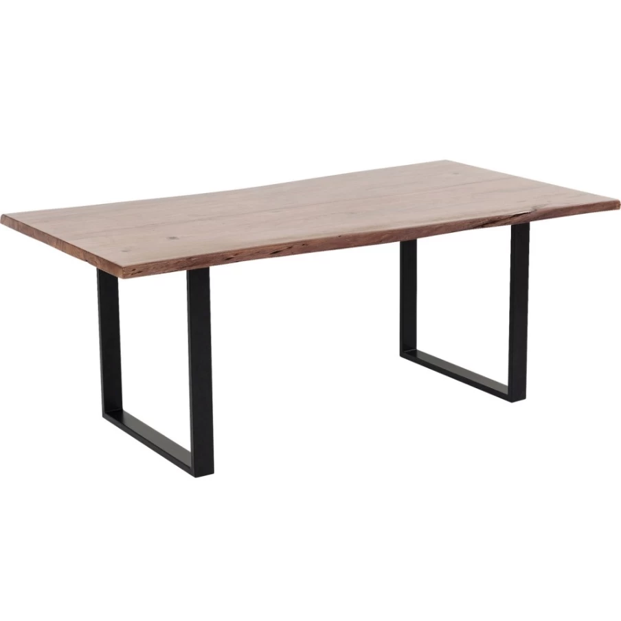 KARE Design Modern Dark Black Dining Table 180X90 cm - Stylish Table Harmony for Contemporary Spaces