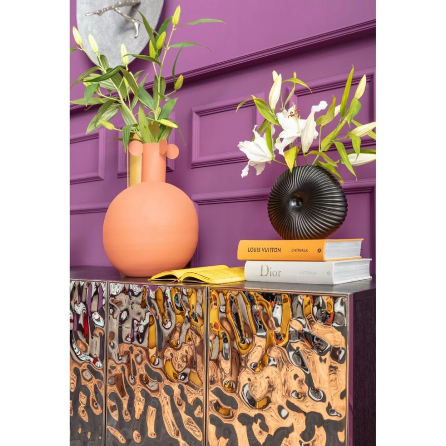 KARE Design Modern Lava Vase - 41cm Tall Decorative Ceramic Vase for Home & Office