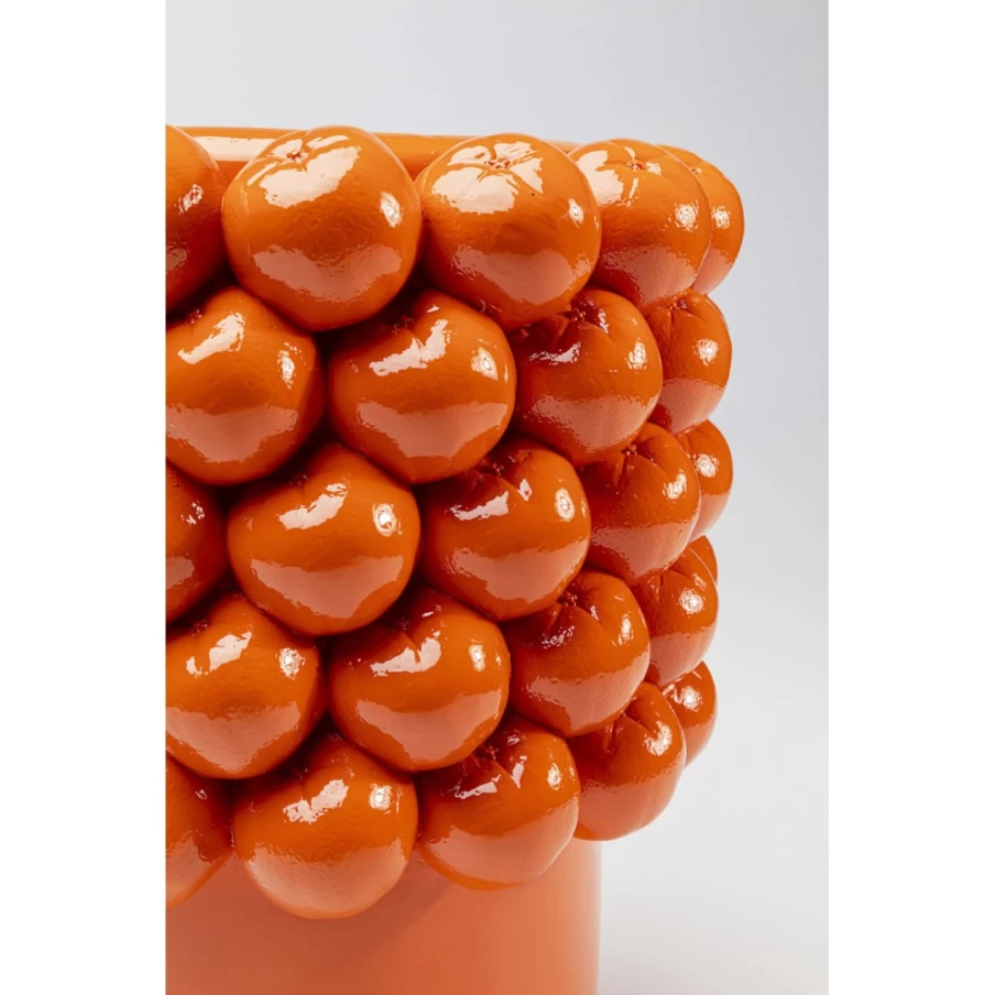 KARE Design Modern Orange Juice Deco Planter - 33cm Stylish Home Garden Pot