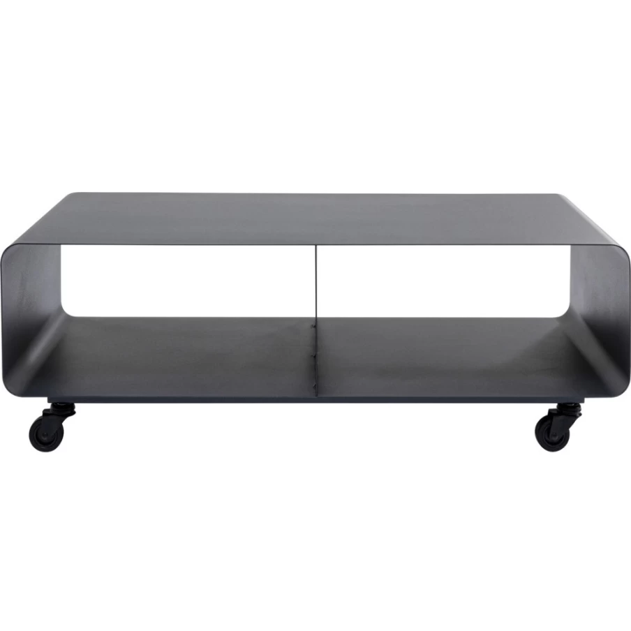 KARE Design Modern Mobile Lowboard Lounge M Side Table Grey 90cm x 30cm