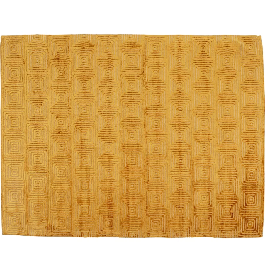 KARE Design Modern Costa Yellow Area Rug 170x240 cm Vibrant Handmade Carpet for Living Room