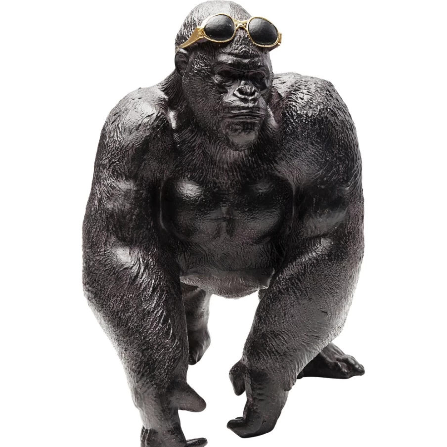 KARE Design Modern Monkey Beach Decor Statue 30cm Tropical Figurine for Home & Garden