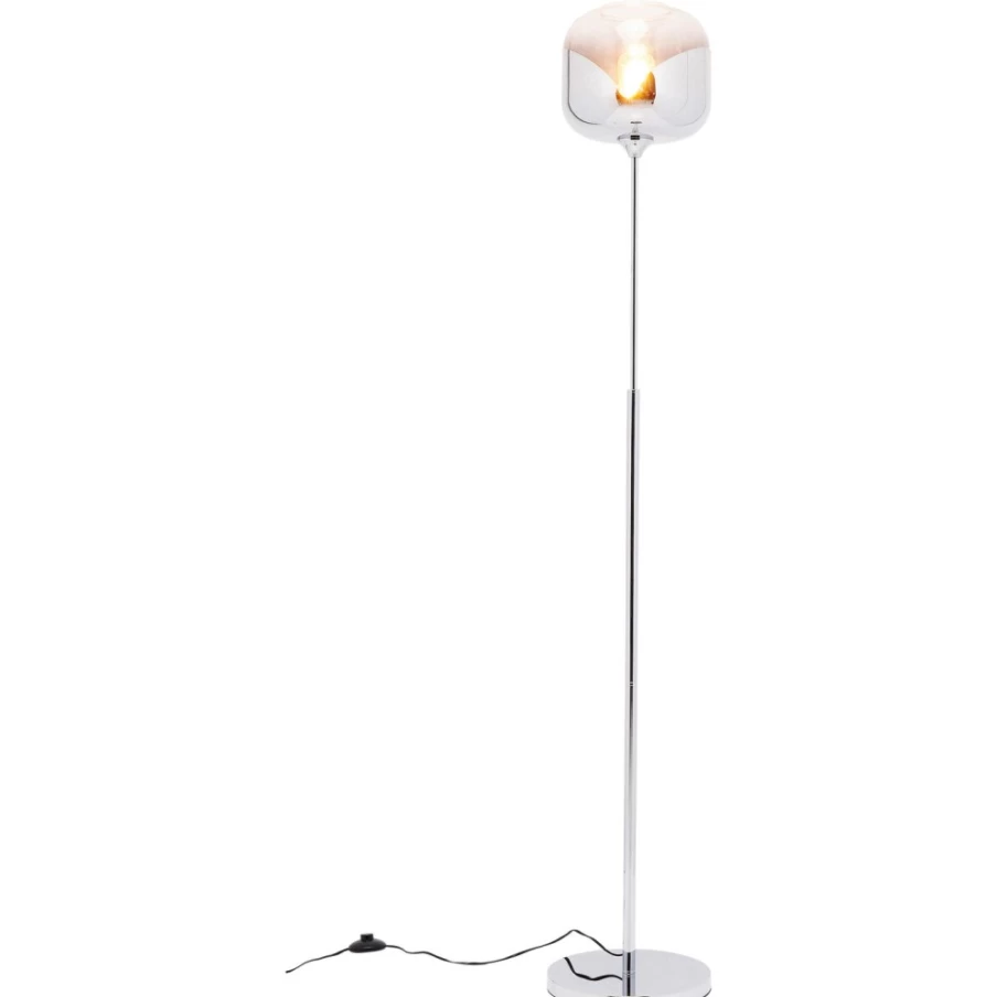 KARE Design Modern Chrome Goblet Ball Floor Lamp for Living Room Decor