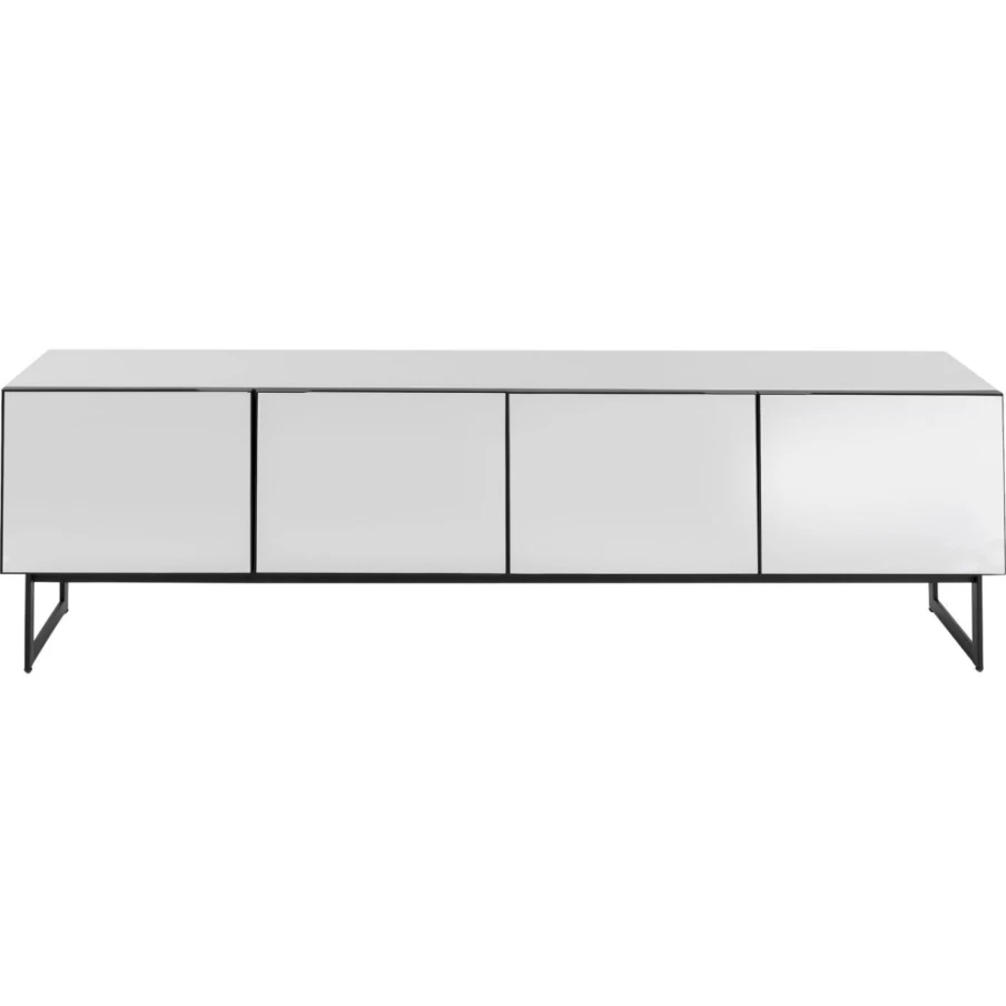 KARE Design Modern Soran Lowboard TV Stand - Black, 180x40 cm, Sleek Storage Cabinet for Living Room