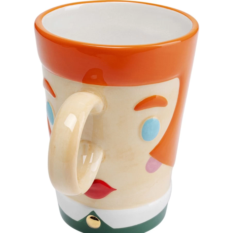 "KARE Design Madam Cup - 13cm Elegant Ceramic Coffee Mug"