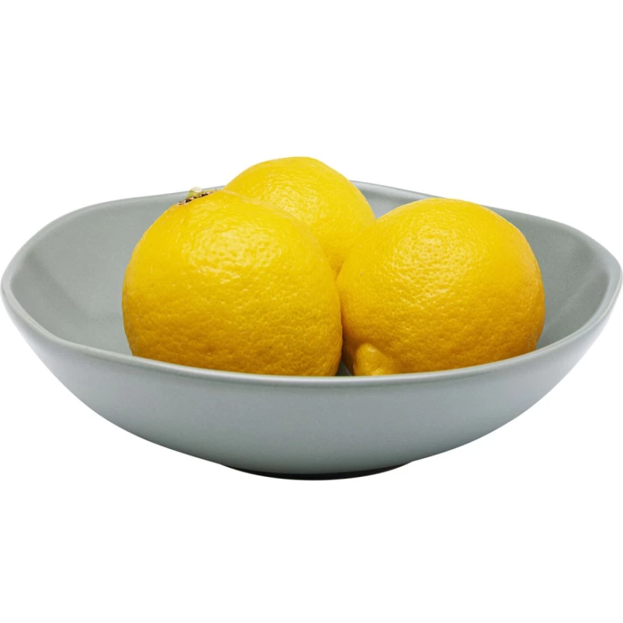 KARE Design Organic Sage Green Deep Plate 21cm - Eco-Friendly Ceramic Dinnerware