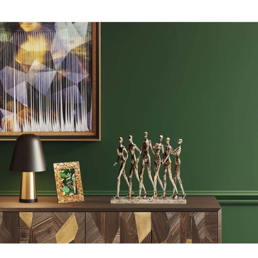 "KARE Design Hand In Hand Love Deco Figurine - 27cm Romantic Couple Statue for Home Decor"