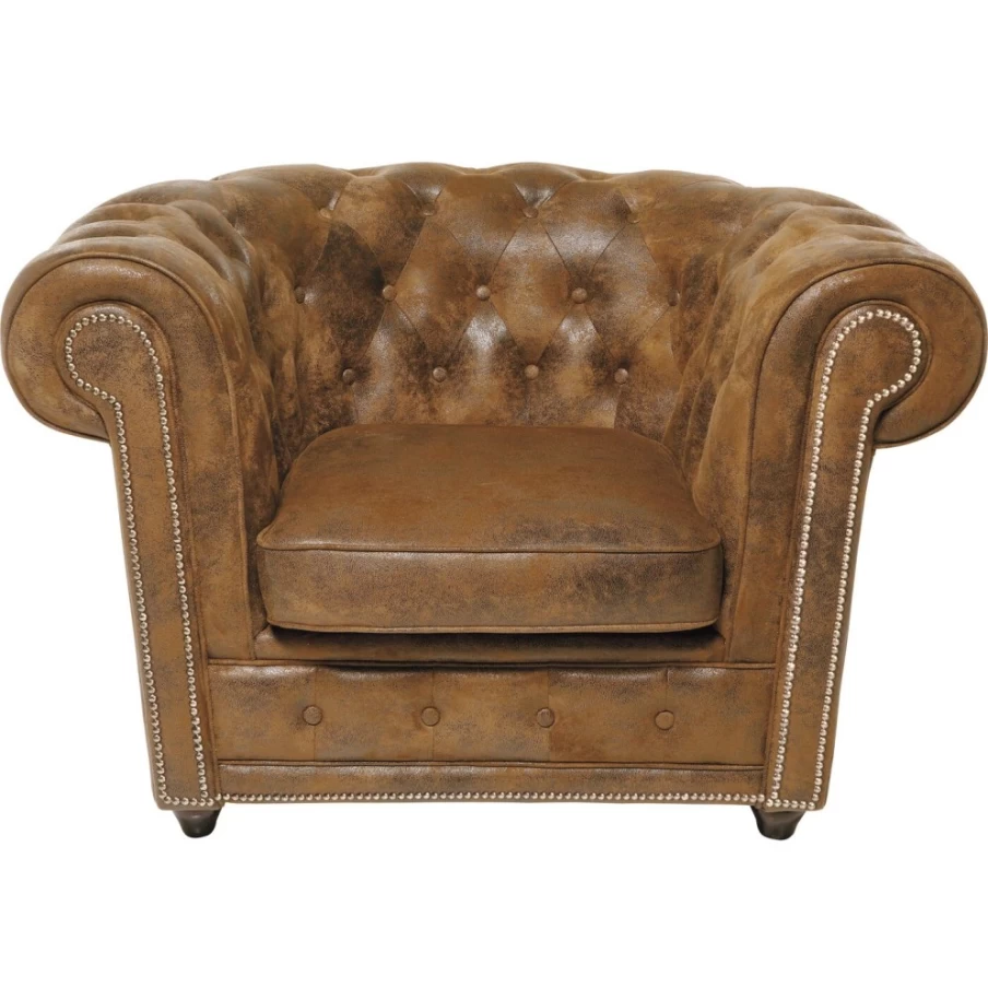 "KARE Design Cambridge Vintage Econo Armchair – Stylish Retro Lounge Chair"