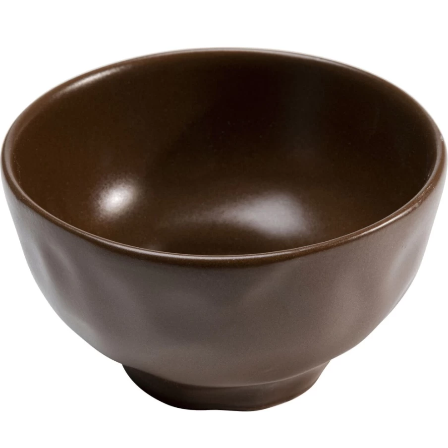 KARE Design Savannah Brown Ceramic Cereal Bowl - 15cm Diameter Modern Kitchen Dining Dish