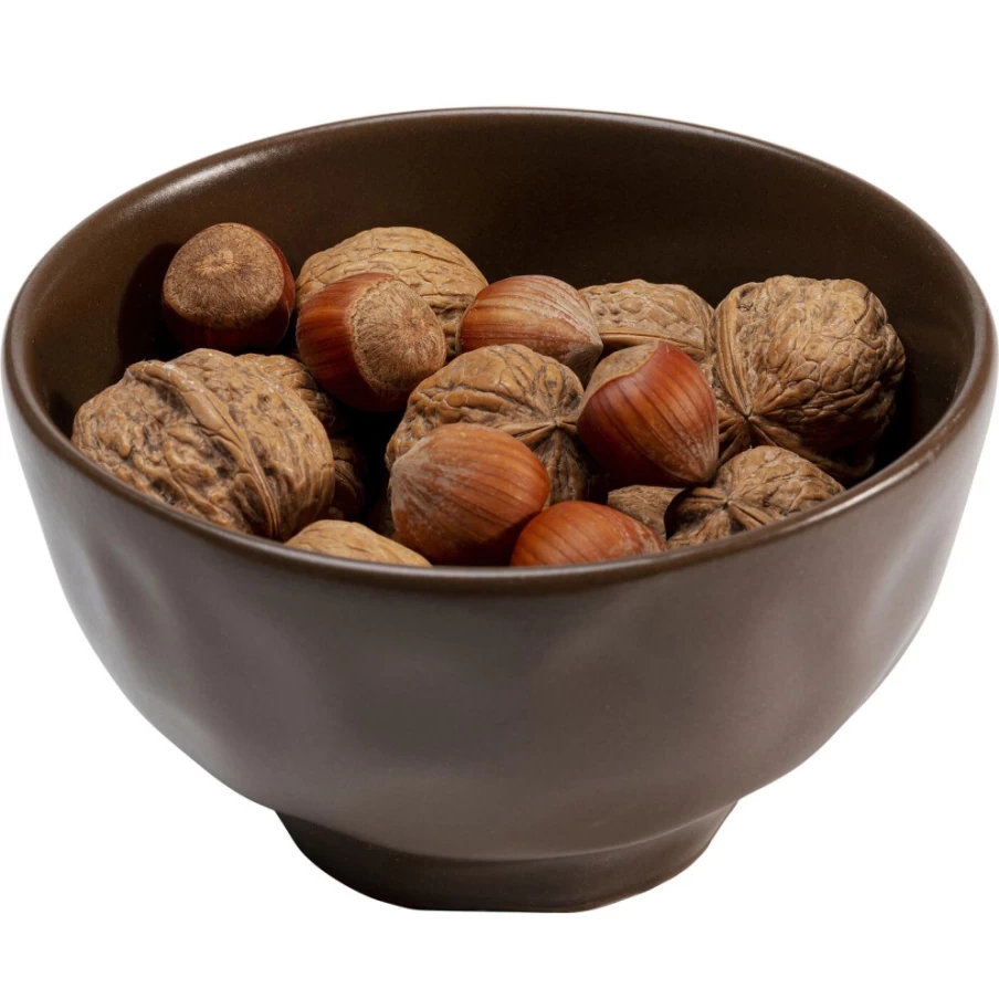 KARE Design Savannah Brown Ceramic Cereal Bowl - 15cm Diameter Modern Kitchen Dining Dish