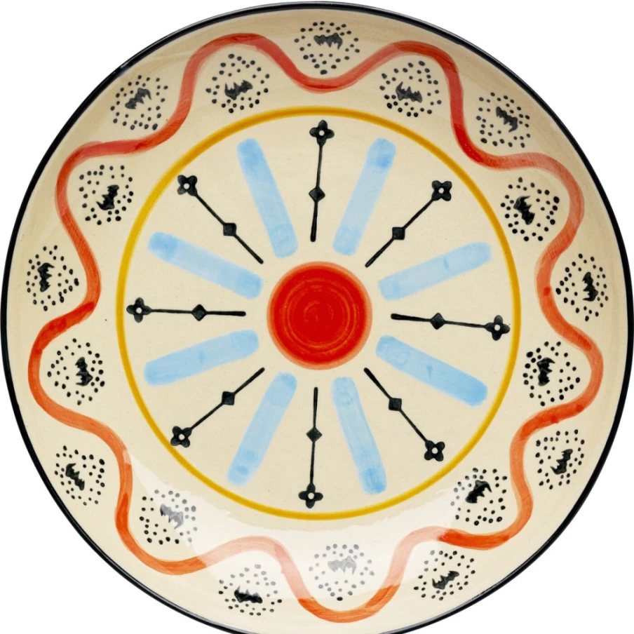 KARE Design Los Cabos Decorative Plate 27cm - Modern Handcrafted Ceramic Tableware