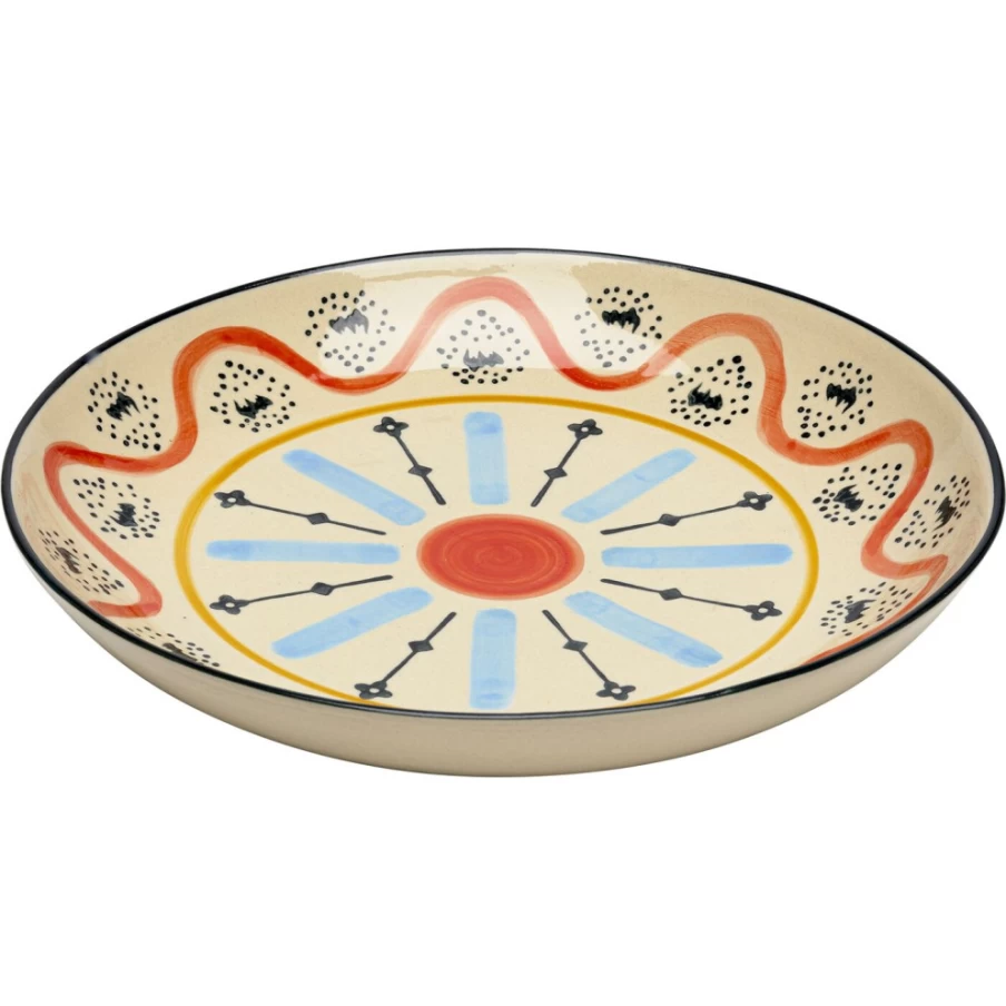 KARE Design Los Cabos Decorative Plate 27cm - Modern Handcrafted Ceramic Tableware