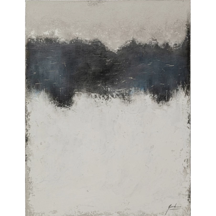 "KARE Design Abstract Acrylic Painting 'Into The Sea' 90x120cm Modern Ocean Art Wall Decor"