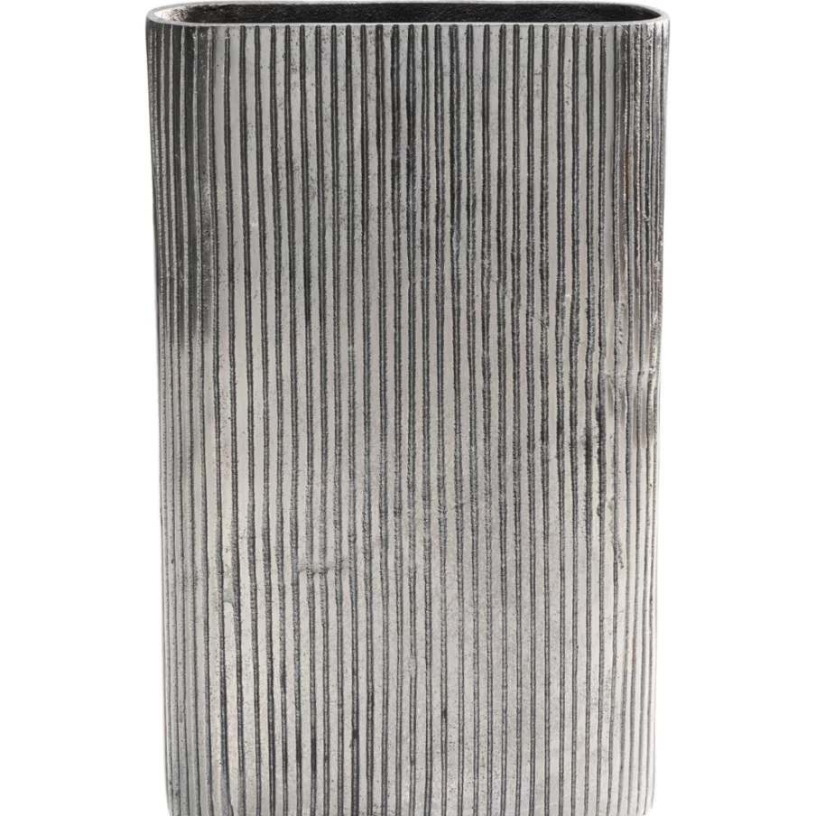 "KARE Design Gauri Grey Ceramic Vase 35cm - Modern Home Decor"