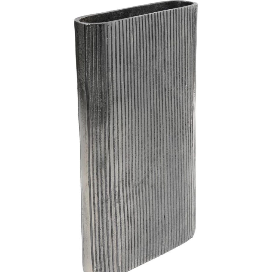 "KARE Design Gauri Grey Ceramic Vase 35cm - Modern Home Decor"