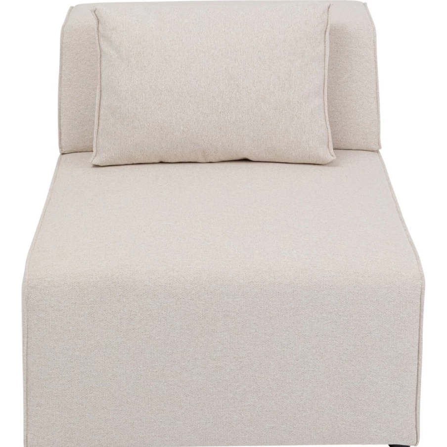 KARE Design Infinity 2-Seater 80Cm Cream Fabric Sofa - Modern Elements Collection
