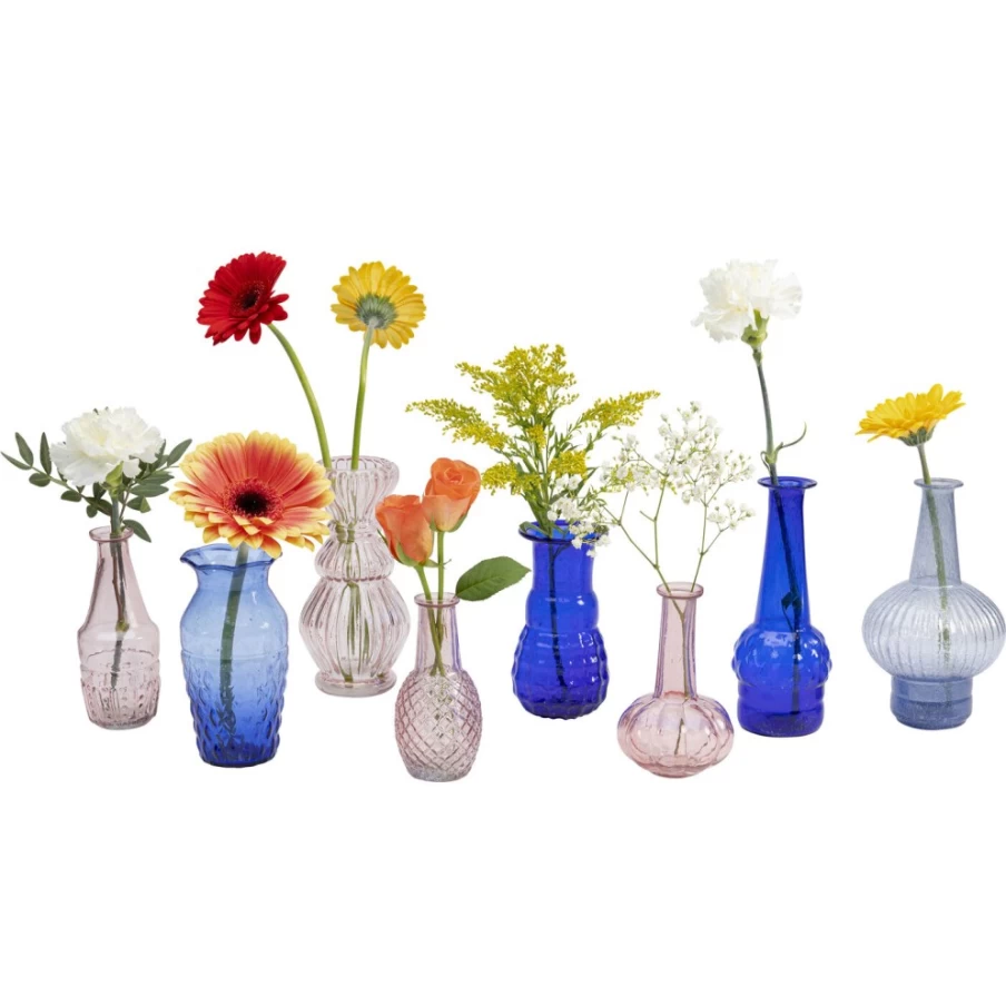 KARE Design Modern Deco Vase Set - 8 Piece Family Brit Collection for Home Decor