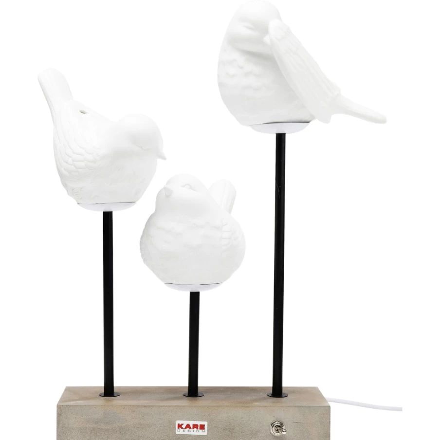 KARE Design Modern Animal Bird LED Table Lamp - 52cm Height Decorative Lighting for Home