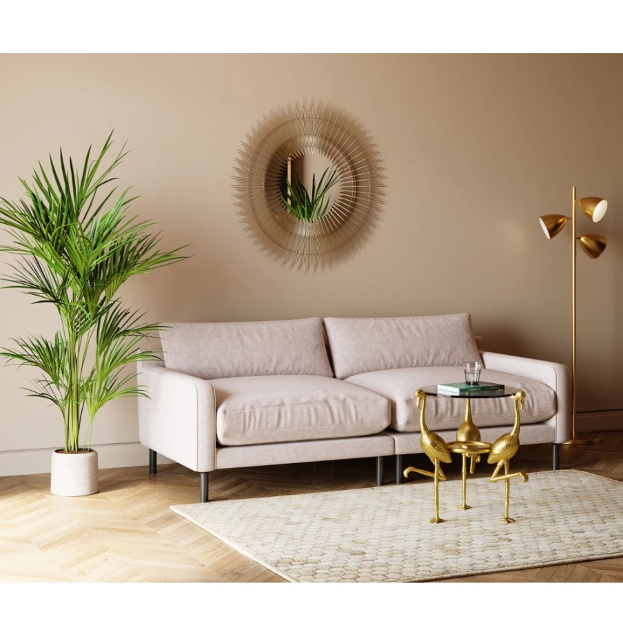 KARE Design Flamingo Side Table - Modern Pink Accent Table for Living Room or Bedroom
