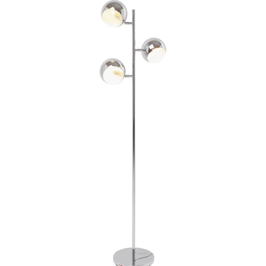 "KARE Design Calotta Modern Chrome Floor Lamp – Sleek Lighting for Home Decor"