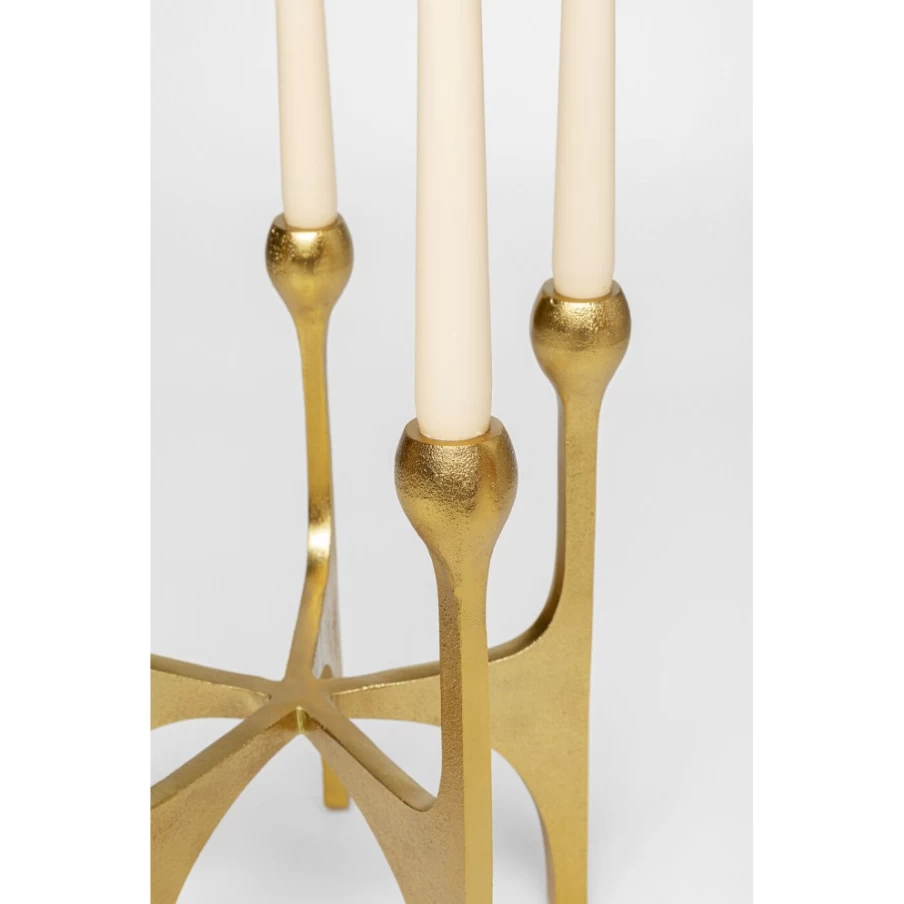 KARE Design Stackable Gold Candle Holder - 31cm Modern Home Decor