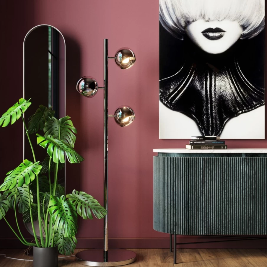 KARE Design Modern Monstera Deco Plant | Artificial Tropical Leaf for Home & Office Decor | 110cm Tall Faux Plant