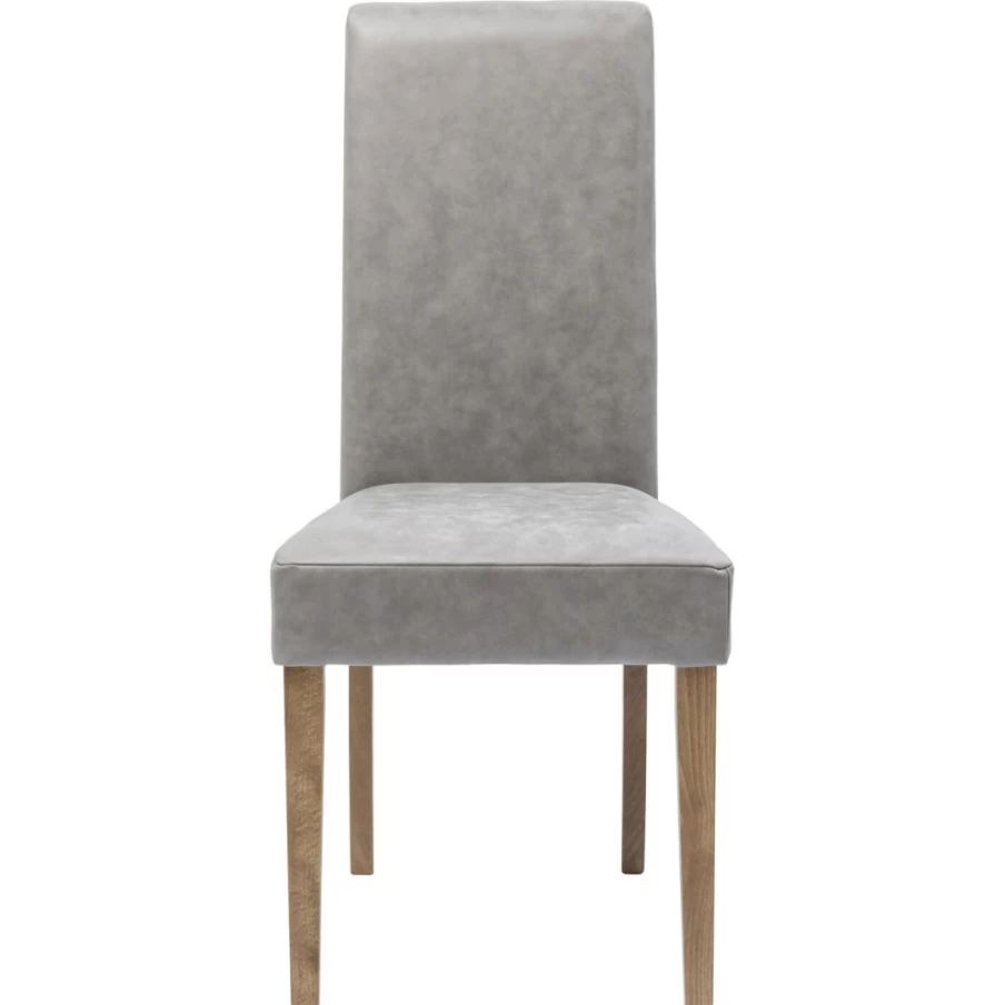 "KARE Design Slim Padded Chair in Grey - Modern & Comfortable Seating"