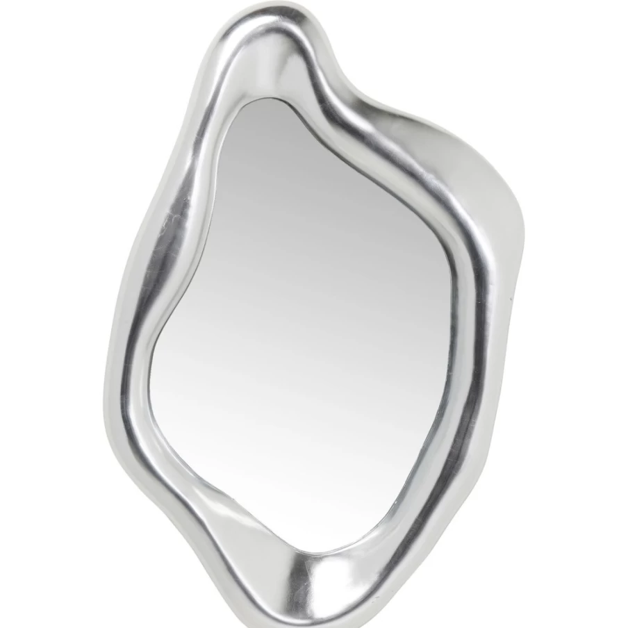 KARE Design Modern Hologram Silver Wall Mirror 119x76cm - Decorative Home & Office Mirror
