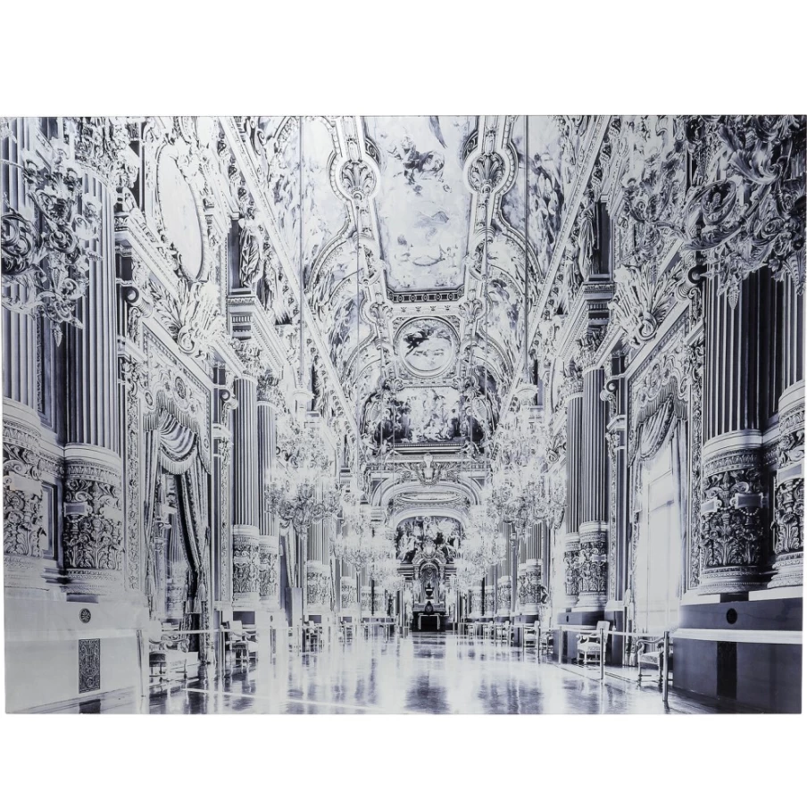"KARE Design Versailles Style Picture Glass Mirror 180x120cm - Metallic Frame Wall Decor"