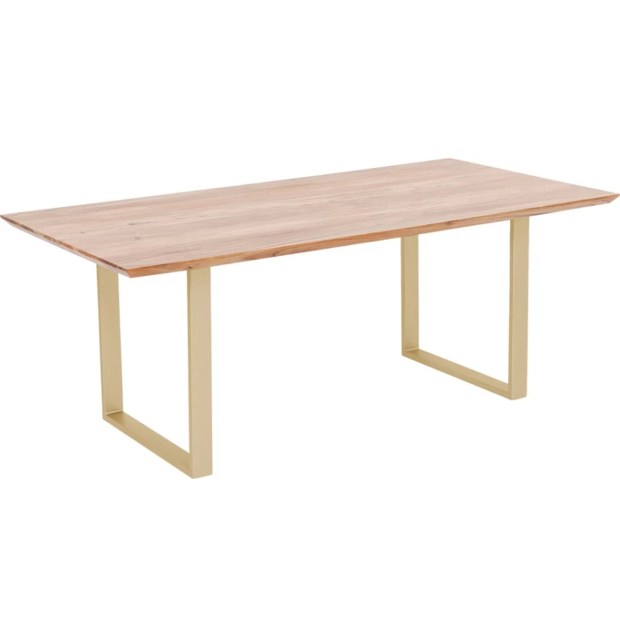 KARE Design Brass Dining Table Symphony Collection 200X100 Modern Luxury Gold Metal