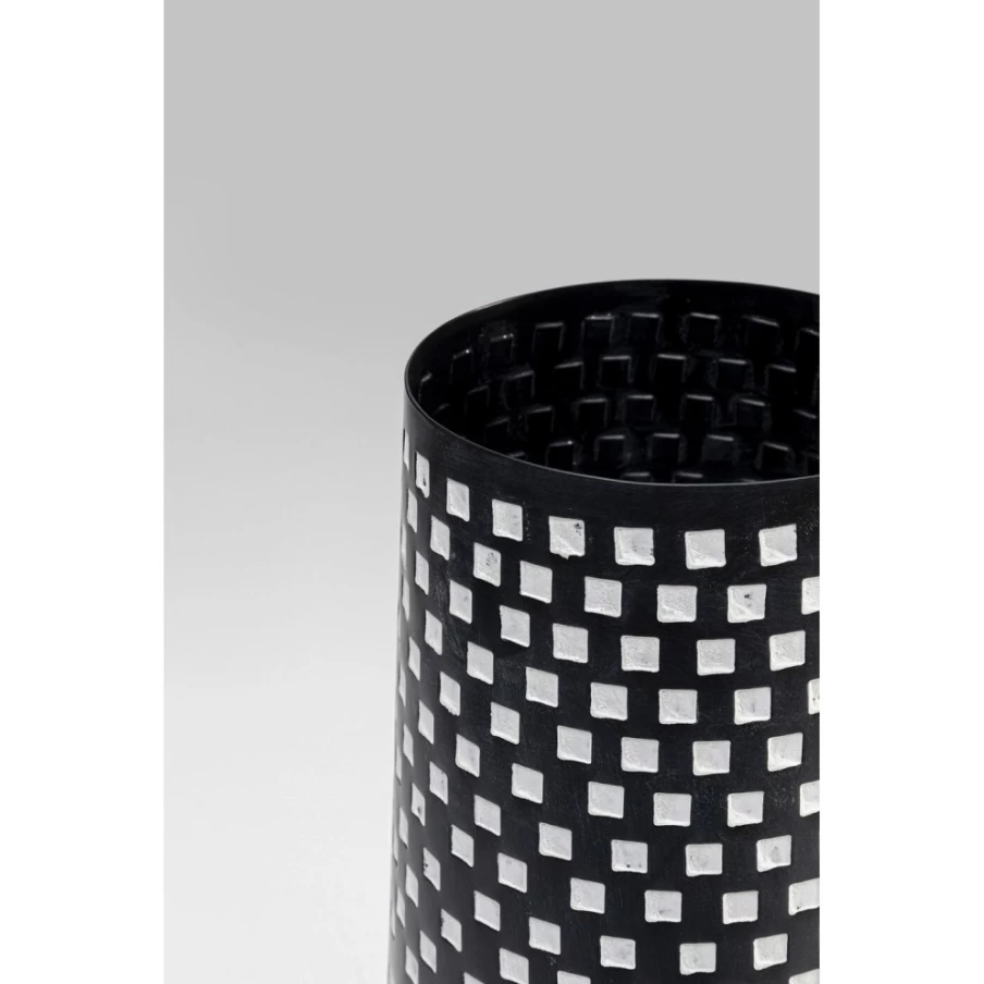 "KARE Design Modern Square Vase 40cm - Decorative Home Decor Ceramic Flower Holder"