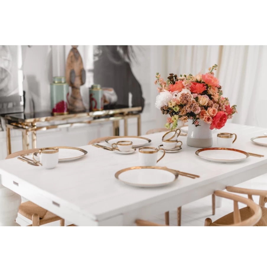 KARE Design Modern Charger Plate Bell - 38cm Decorative Serving Tray for Dining Table Centerpiece