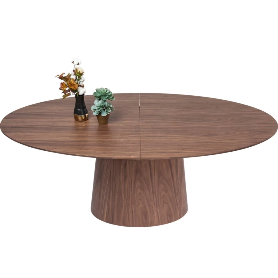 KARE Design Benvenuto Walnut Extension Dining Table 200 x 110 cm Expandable to 250 cm
