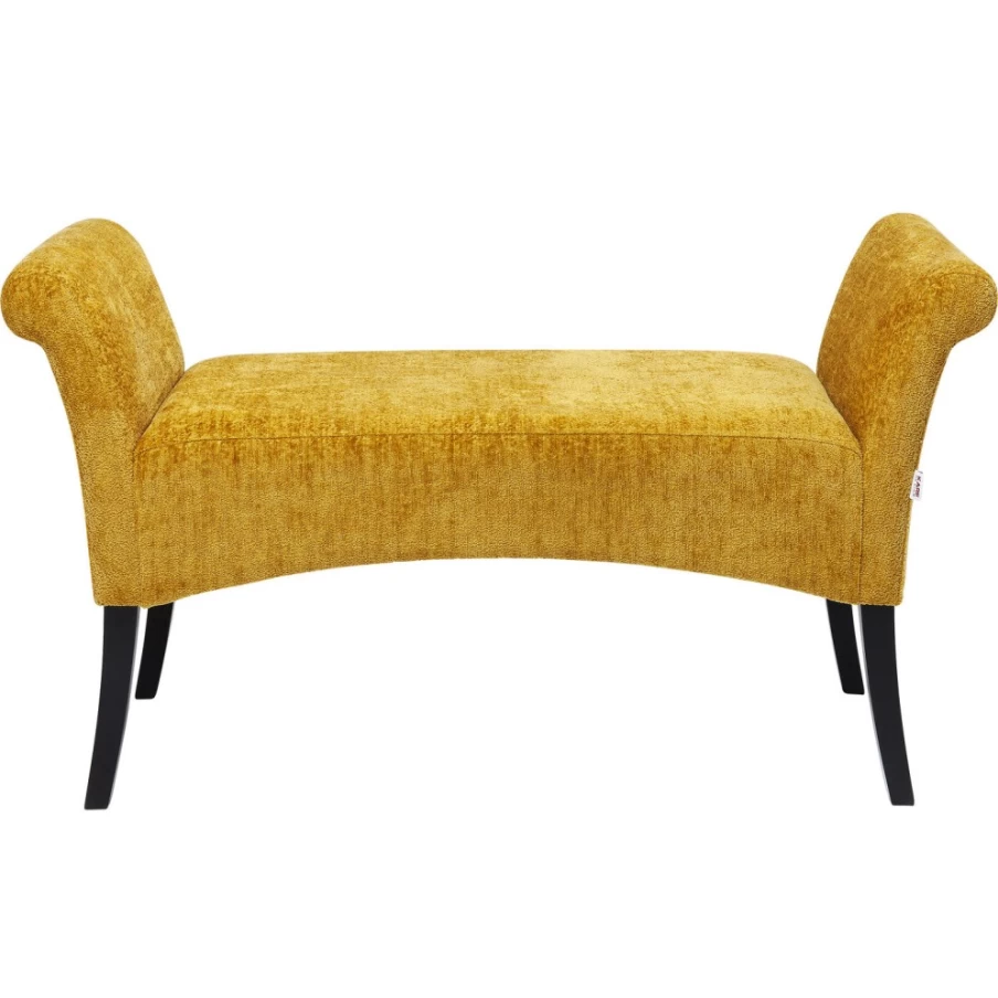 KARE Design Modern Yellow Bench "Motley Hugs" - Stylish Living Room Seating Furniture