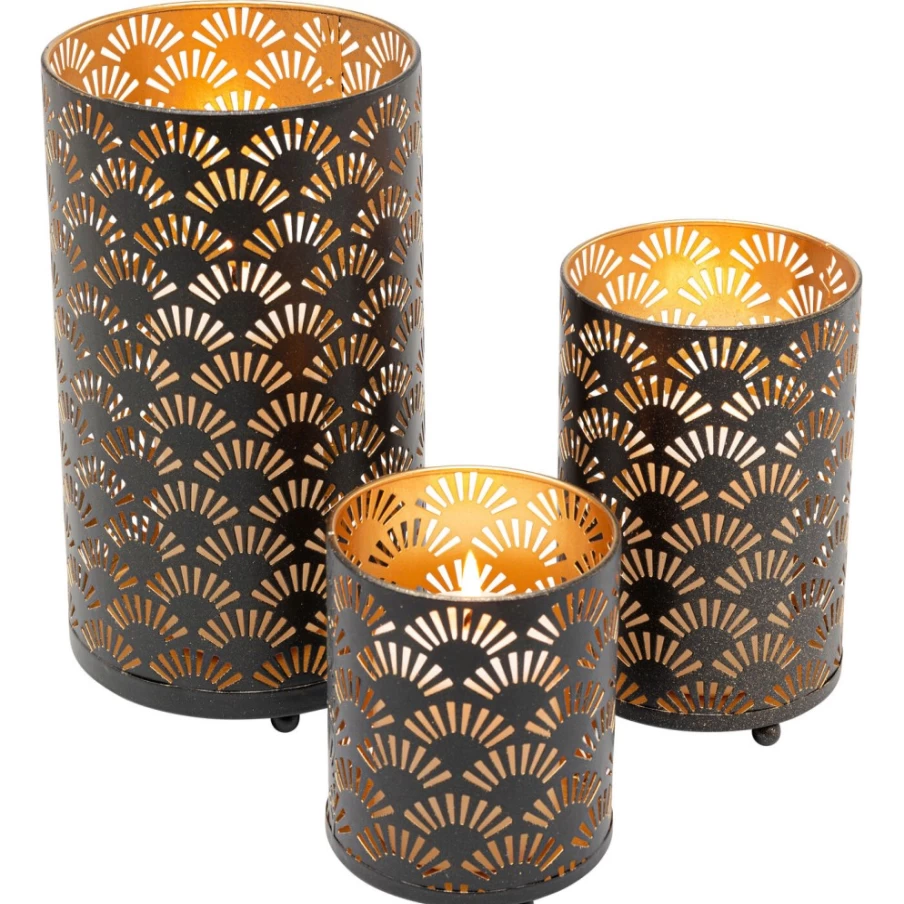 KARE Design Storm Lamp Moira - Set of 3 Modern Lighting Fixtures for Home Decor
