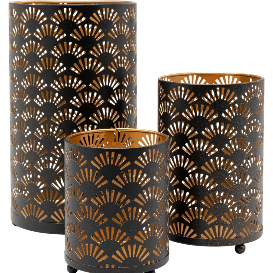 KARE Design Storm Lamp Moira - Set of 3 Modern Lighting Fixtures for Home Decor