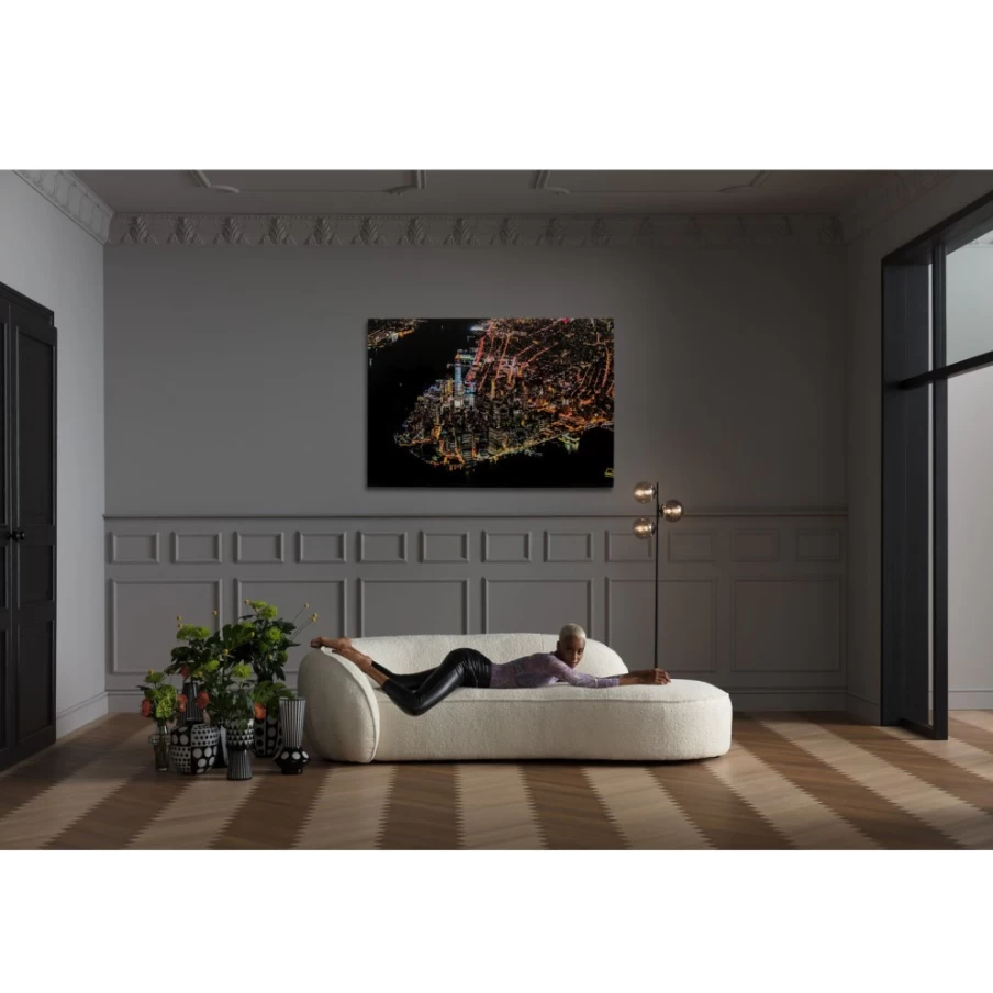 "KARE Design Modern Glass Art Picture - Midnight City Skyline 180x120 cm Wall Decor"