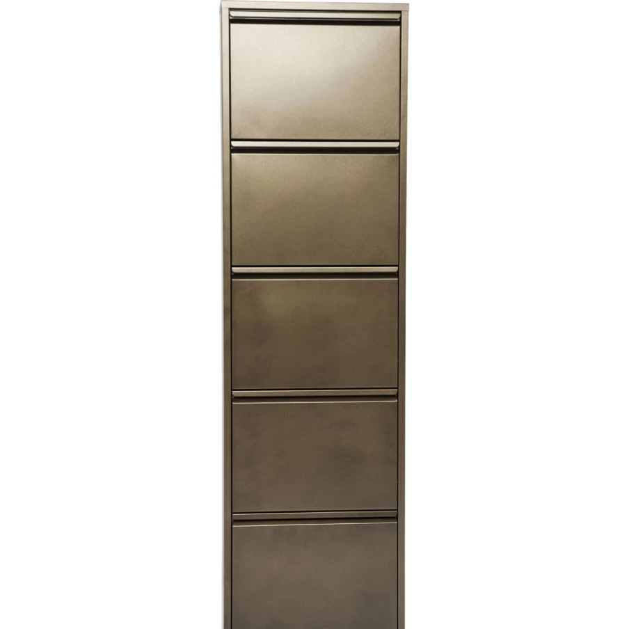 KARE Design Caruso 5 Bronze Shoe Storage Container - Durable and Stylish Organizer for Footwear