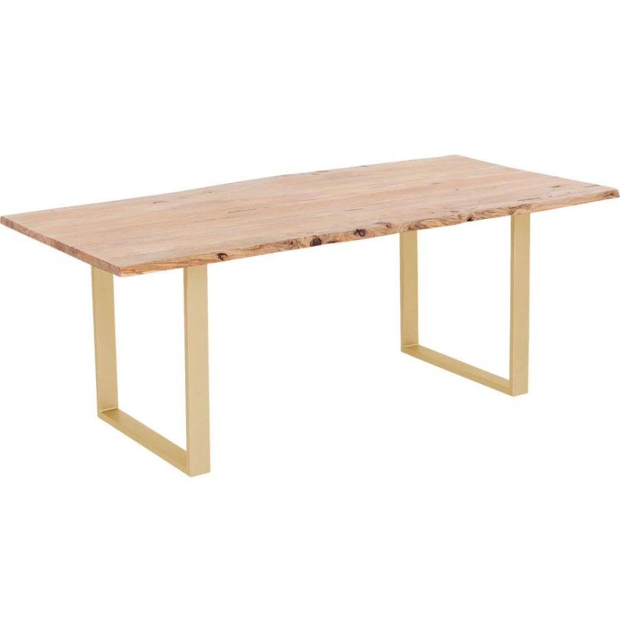 "KARE Design Brass Dining Table Harmony 200X100 – Modern Luxury Table"
