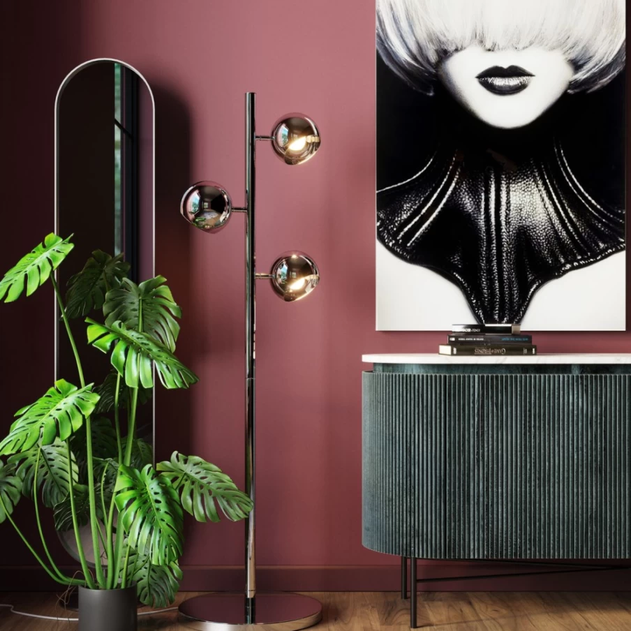 KARE Design Modern Monstera Deco Plant for Home Decor - 110cm Tall Artificial Tropical Leaf