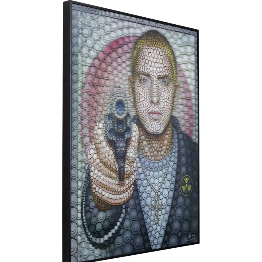 3D Hip Hop Star Picture Frame 70x57 cm - Modern Wall Art by KARE Design