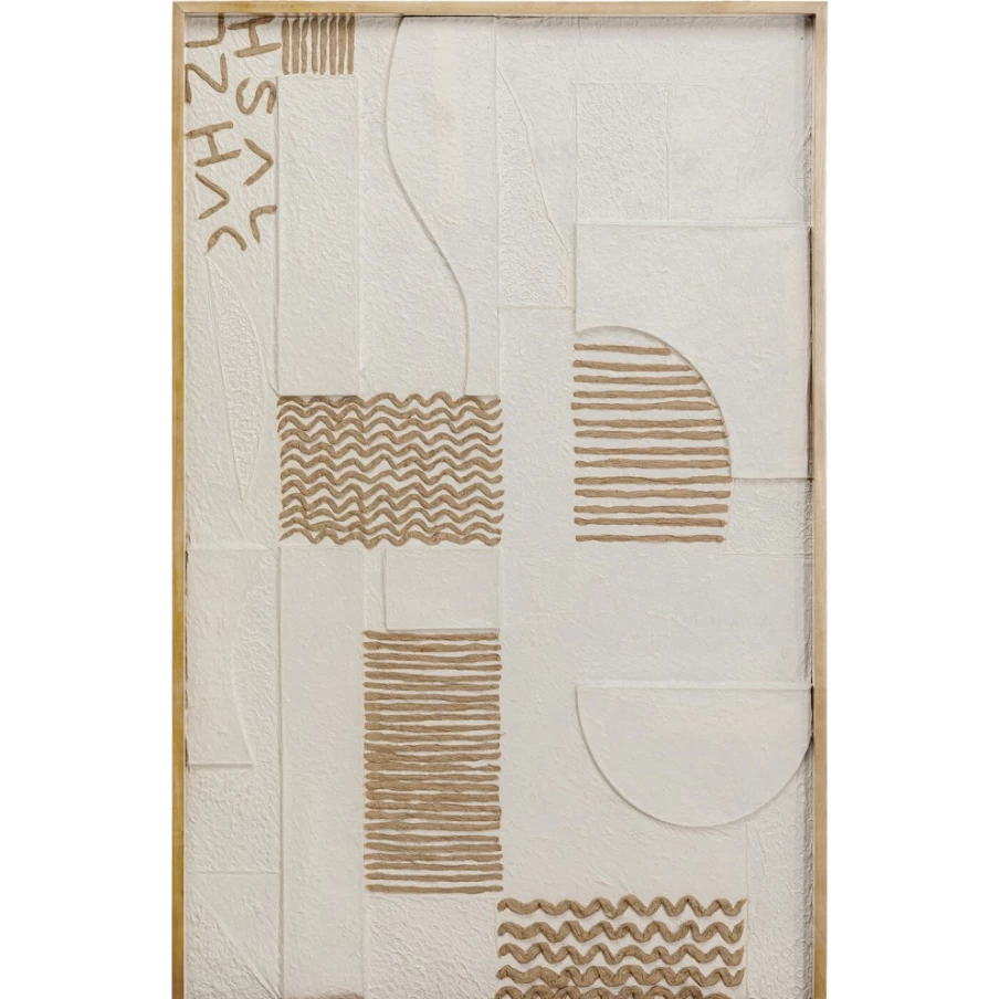 "KARE Design Modern Sandy Geometric Wall Art Poster 81x122cm"