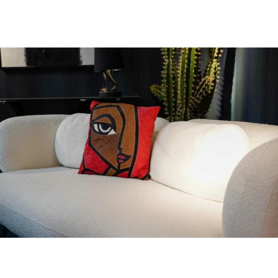 "KARE Design Lola Decorative Cushion 40x40 cm – Stylish Square Pillow Cover for Home Decor"