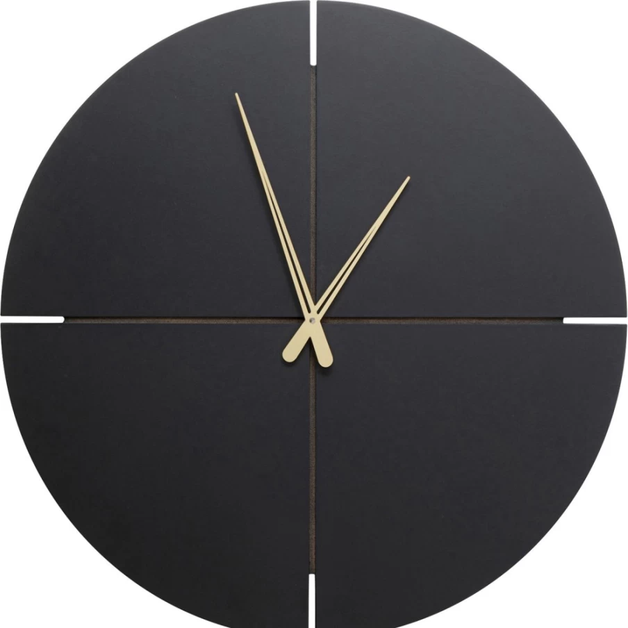 "KARE Design Andrea Modern Wall Clock 60cm Black Round Contemporary Decorative"
